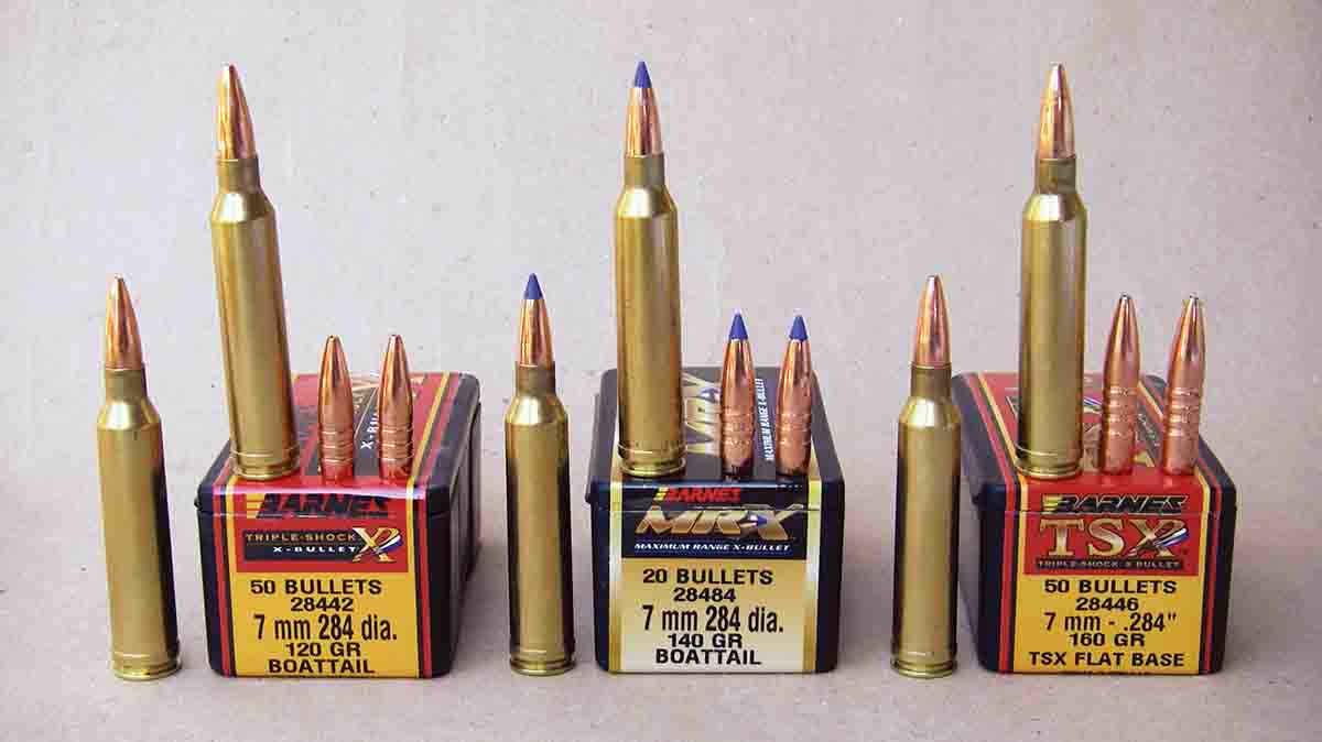 Barnes Triple Shocks and MR-X bullets are popular choices among big-game hunters.